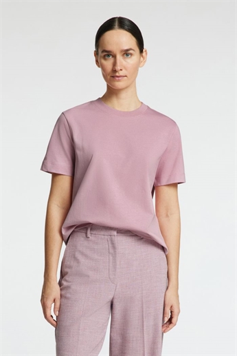 Essential SS Boxy Tee, Bleached Mauve
